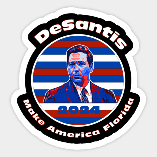 DeSantis 2024 Make America Florida Sticker